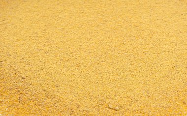 Zemin çınar ağacı tohumu dokusu, öğütülmüş trigonella tozu deseni, metil dana dövülmüş tahıl sancakları, öğütülmüş sarı çemen otu tohumu çeşnisi. Metin için metin alanı ile taklit edilmiş.