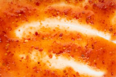 Nuoc Cham Portakal Sosu Doku Özgeçmişi, Red Asian Jelly Dip Smear Deseni, Hot Pepper Vietnamlı Sos Banner, Sweet Chili Sos Mockup