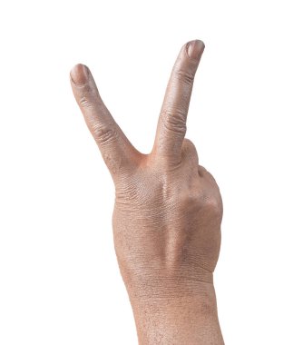 Pırıltılı Eller V Hareketi İzole, Parlak Cilt, Metalik Boya, Boyalı Kadın Avuç İçleri, Yaratıcı Kavram Sihir Sanatı, Gerçeküstü Güzellik Modeli, Parlayan Eller Beyaz Arkaplanda