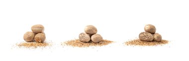 Nutmeg yalıtılmış, Myristica Fragrans Fruit, Sry Spicy Nutmeg Powder, Grated Muscat Nut, Nut Meg Seasoning, Kokulu Fındık Kapağı