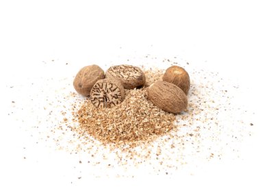 Nutmeg yalıtılmış, Myristica Fragrans Fruit, Sry Spicy Nutmeg Powder, Grated Muscat Nut, Nut Meg Seasoning, Kokulu Fındık Kapağı