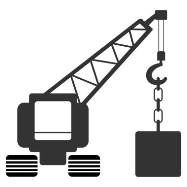 Bu vinç kaldırma ağırlığının bir resmi.