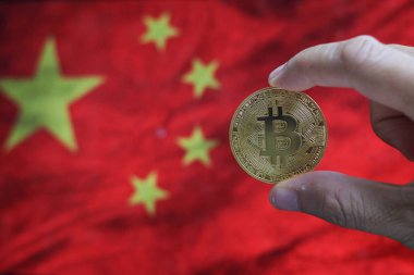 Çin 'de onaylama noktası Bitcoin.