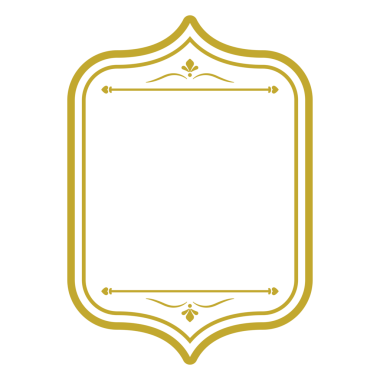 boş altın çerçeve sayfası