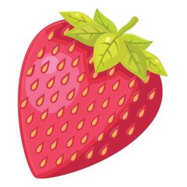 taze çilek illüstrasyonu