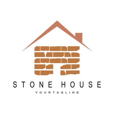 house logo design for architectural buildings vector construction clipart