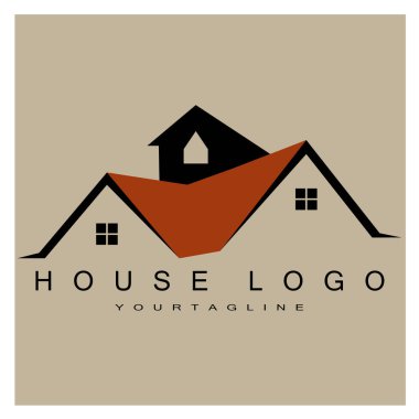 house logo design for architectural buildings vector construction clipart