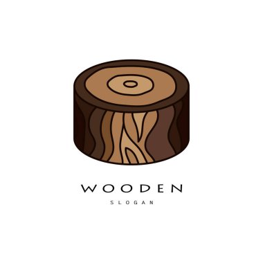 Ahşap logo tasarımı, inşaat için, ahşap işçileri, ahşap işleme şirketleri için.