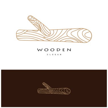 Ahşap logo tasarımı, inşaat için, ahşap işçileri, ahşap işleme şirketleri için.