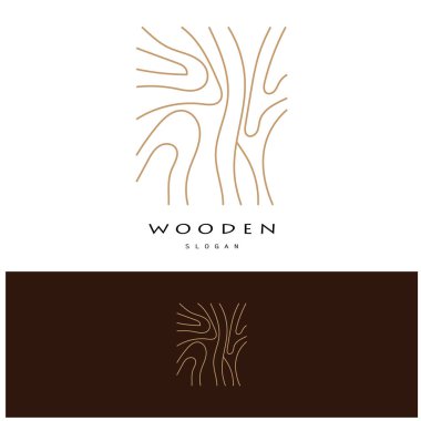 Ahşap logo tasarımı, inşaat için, ahşap işçileri, ahşap işleme şirketleri için.