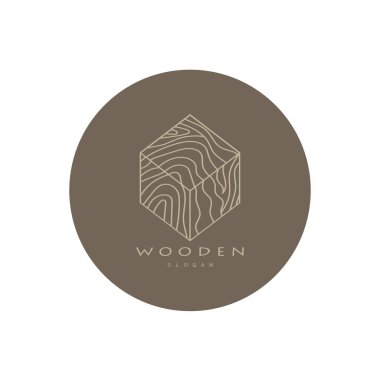Ahşap logo tasarımı, inşaat için, ahşap işçileri, ahşap işleme şirketleri için.