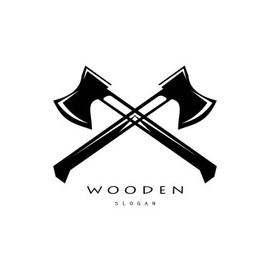 Ahşap logo tasarımı, inşaat için, ahşap işçileri, ahşap işleme şirketleri için.