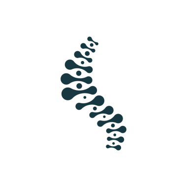 Omurilik vektör simgeleri. Omurga ikonu hazır. Omurga vektör simgelerinden oluşan basit bir set. Omurga simgeleri. İnsan kemiği