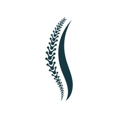 Omurilik vektör simgeleri. Omurga ikonu hazır. Omurga vektör simgelerinden oluşan basit bir set. Omurga simgeleri. İnsan kemiği