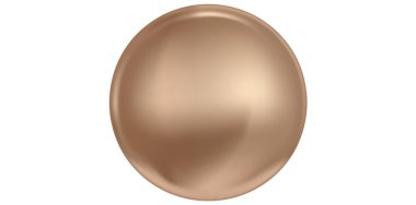 Gerçekçi Rose Gold Metal Tabaka Vektör İllüstrasyonu.