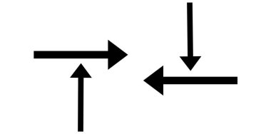 Döndürme Okları Simgesi, Okları Yeniden Yükle Vektör Resmini Ayarla.