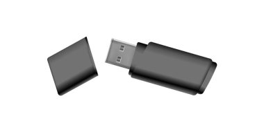 Vaka Vektörü İllüstrasyonlu USB USB.