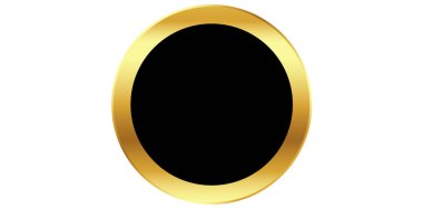 Classic Decorative Ring Frame Vector Illustration.