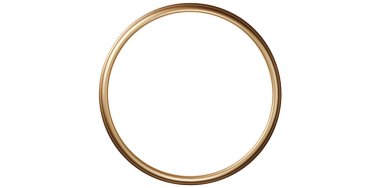 Lüks Altın Dekoratif Çerçeve Vektörü İllüstrasyonu.