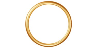 Antika Altın Dekoratif Çerçeve Vektörü İllüstrasyonu.