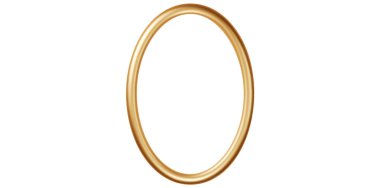 Lüks Altın Dekoratif Çerçeve Vektörü İllüstrasyonu.