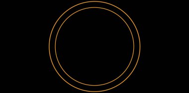 Gerçekçi Altın Metalik Çerçeve Vektör İllüstrasyonu.