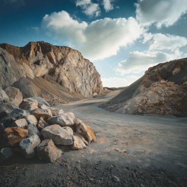 Dağların güzel manzarası