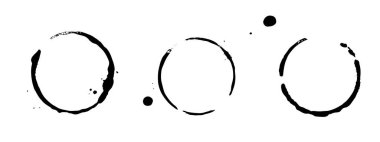 Round Grunge Shape Texture, Rough Circle Stamp, Black Paint Ring Frame, Brush Sale Certificate, Round Grunge Shape Vector Texture Background