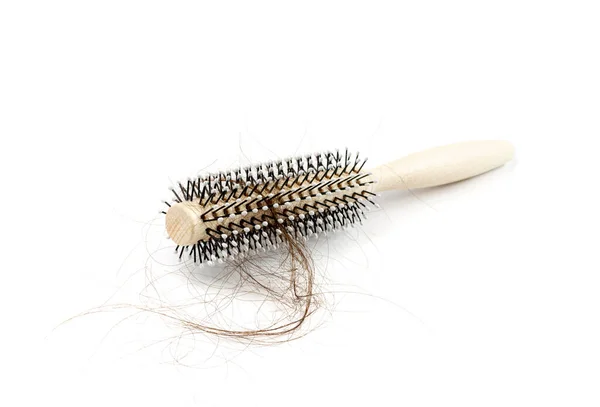 Comb Hair Loss Isolated Hair Fall Brush Scalp Health Care — Fotografia de Stock