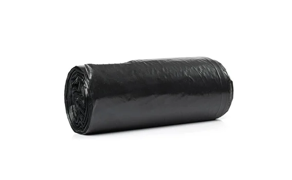 Garbage Bag Roll Isolated Trash Package New Rolled Plastic Bin — ストック写真