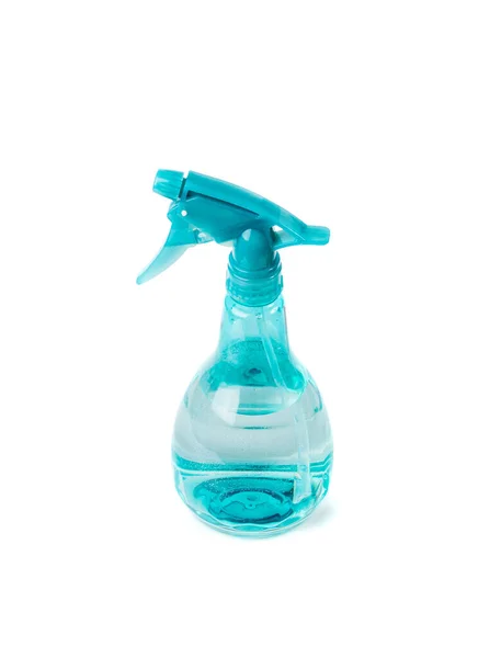 Spray Bottle Isolated Blue Sprayer Water Mini Flower Spray Gun — стокове фото