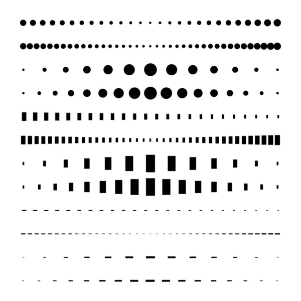 Dot Halftone Line Gradient Half Tone Textuur Achtergrond Stipple Dot — Stockvector