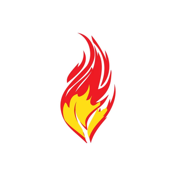 Feuer Ikone Flammensymbol Kamin Silhouette Hitzeschild Flammen Umriss Feuer Piktogramm — Stockvektor