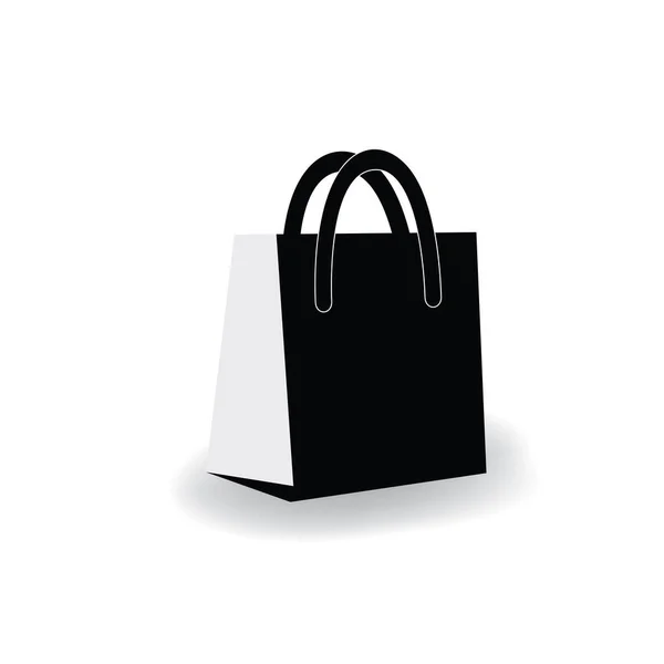 Einkaufstaschen Ikone Handtaschen Silhouette Einkaufstaschenschild Taschensymbol Shopper Piktogramm Damengepäck Einkaufstasche — Stockvektor