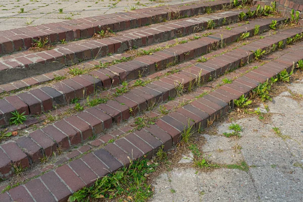 Beton Merdiven Soyut Merdiven Çimento Merdivenleri Eski Boş Sokak Merdivenleri — Stok fotoğraf
