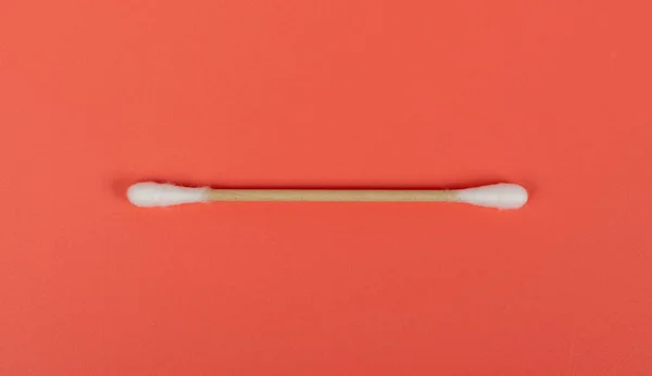 Pamuklu Çubuklar Eko Doğal Kağıt Kulak Yapıştırıcıları Biyolojik Çözünebilir Hijyen — Stok fotoğraf