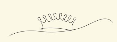 Devamlı İnce Çizgili Taç, Minimalist Taçlar, Tek Çizgili Sanat Kralı Sembolü, Tek Çizgili Heraldik Çizim, Basit Monarch Logosu, İmparator Kavramı, Premium Vektör İllüstrasyonu