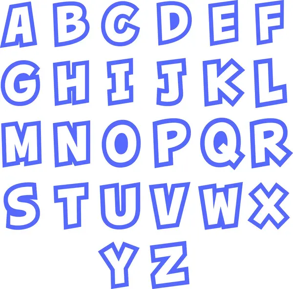 Modern bir alfabetik büyük harf seti