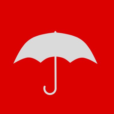 şemsiye simgesi tasarım vektör işareti sembolü