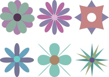 Hippi moda papatya çiçekleri..