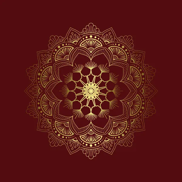 Mandala Süsleme el çizimi elementler dekoratif tasarım dairesel çiçek vektörü.