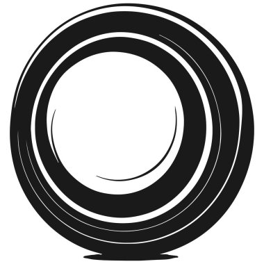 Hipnoz spirali beyaz arkaplan üzerinde dönen komik arkaplan vektörü.