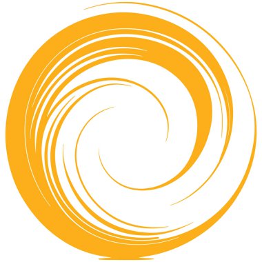 Hipnoz spirali beyaz arkaplan üzerinde dönen komik arkaplan vektörü.