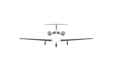 3D model gerçekçi mini uçak kişisel ve yolcu ticari aracı beyazla izole edilmiş, uçuşta uçak, beyaz arka planda seyahat, izole edilmiş uçan uçakla seyahat, uçuşlarda ticari uçak