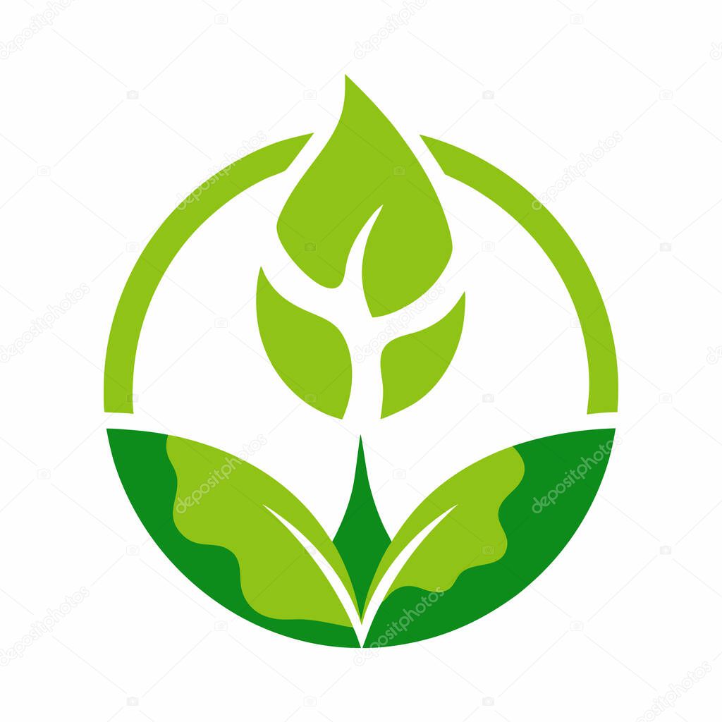 Ecology Icon Logo Vector Design