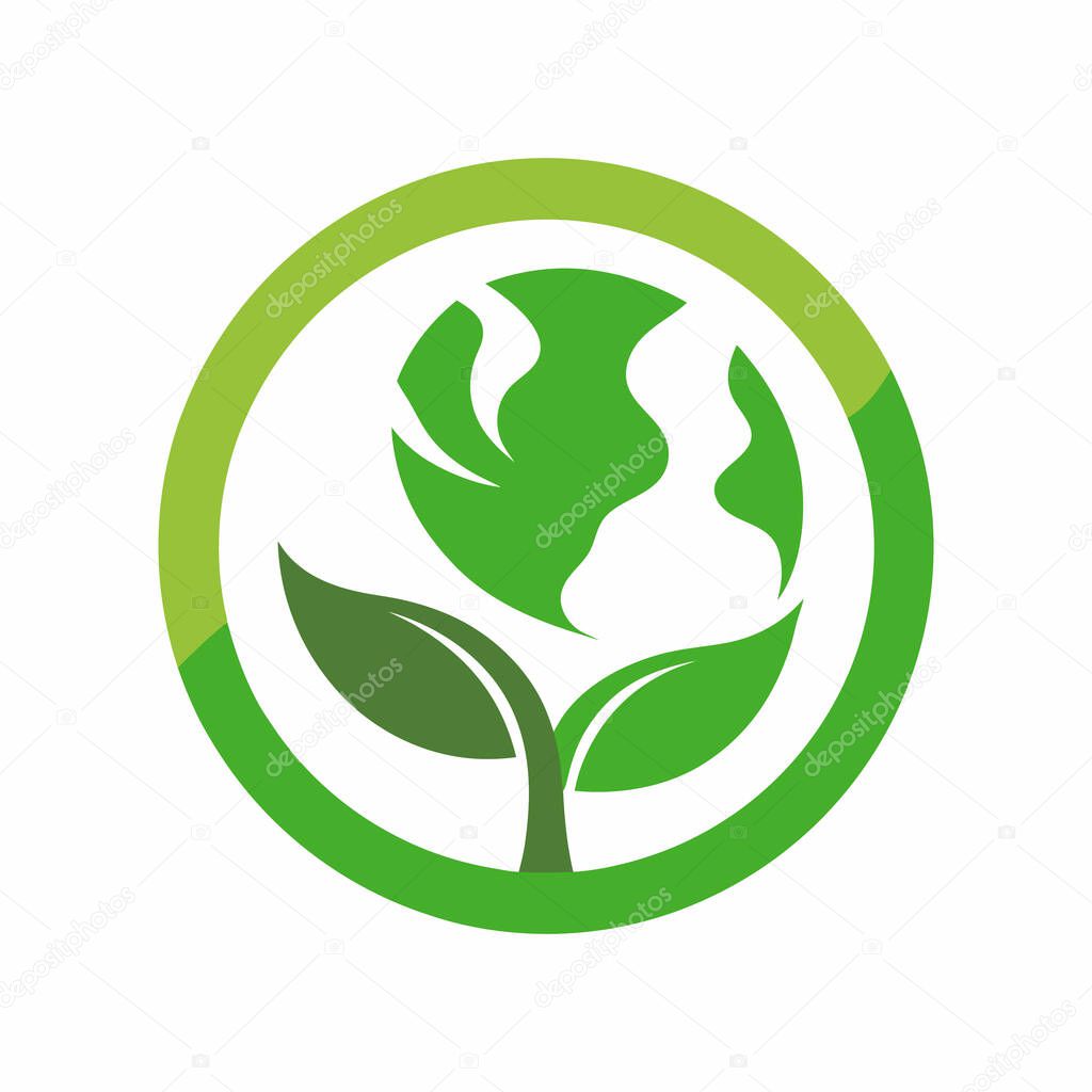 Ecology Icon Logo Vector Design