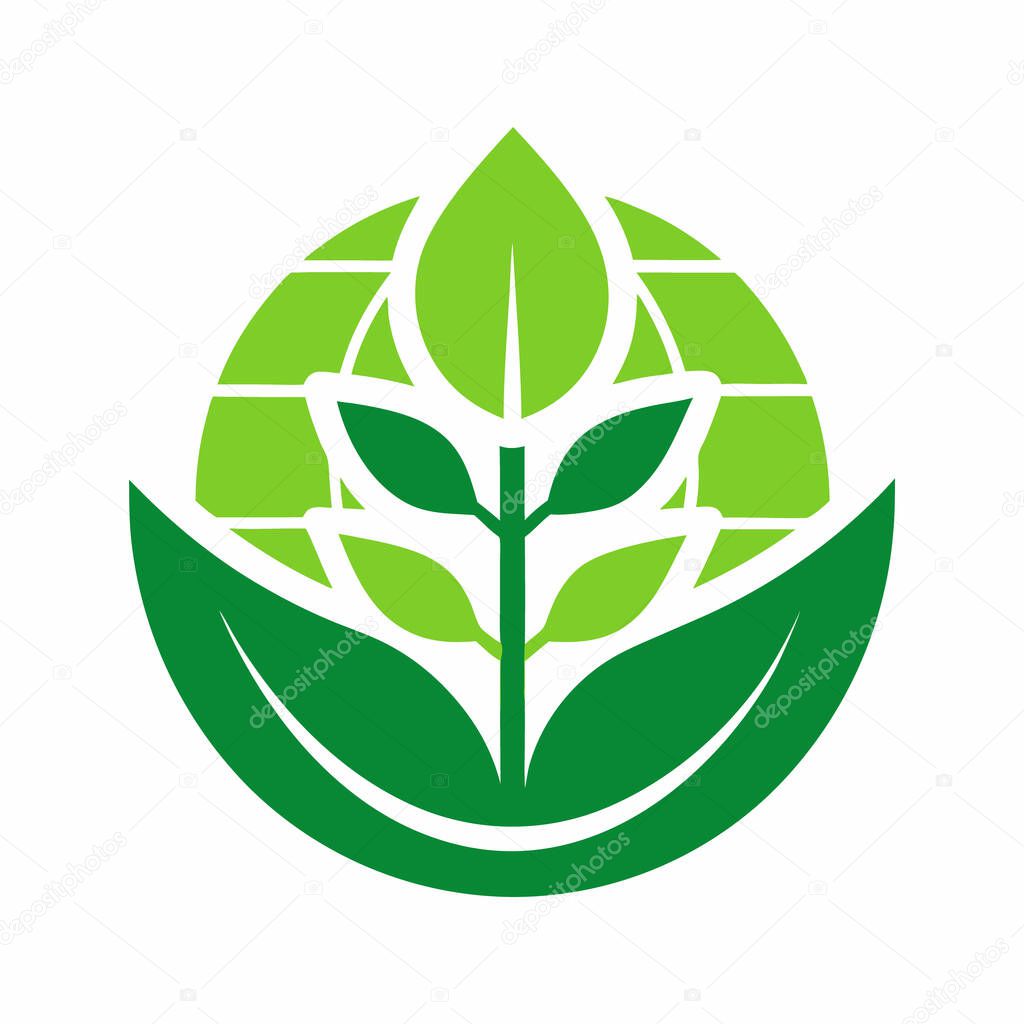 Ecology Icon Logo Vector Design