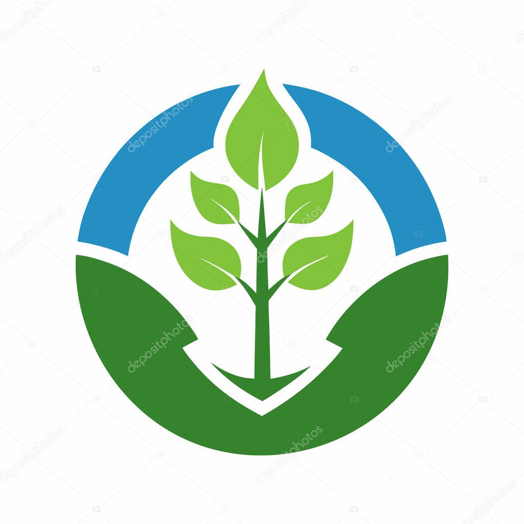 Ecology Icon Logo Vector Design