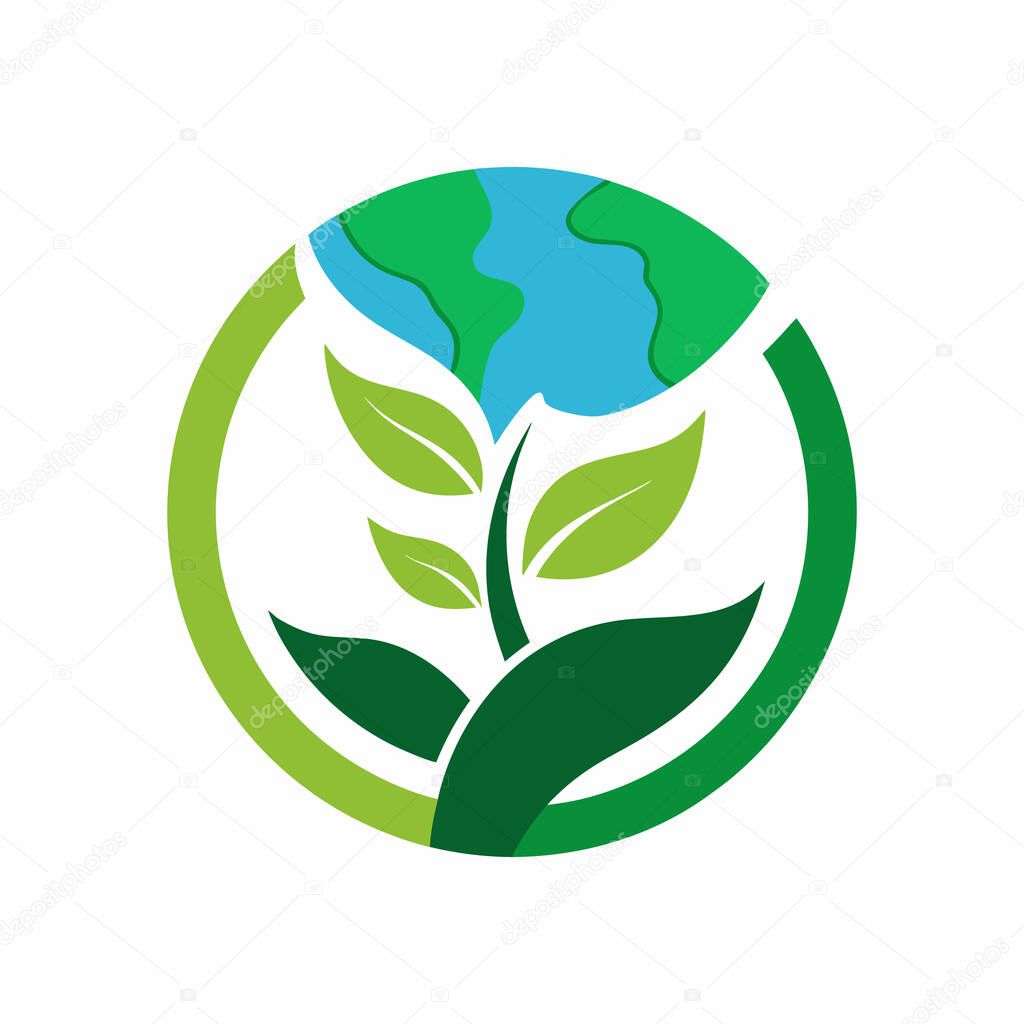 Ecology Icon Logo Vector Design