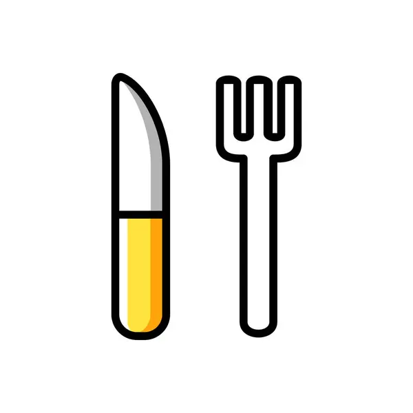 Gıda simgesinin vektör illüstrasyonu